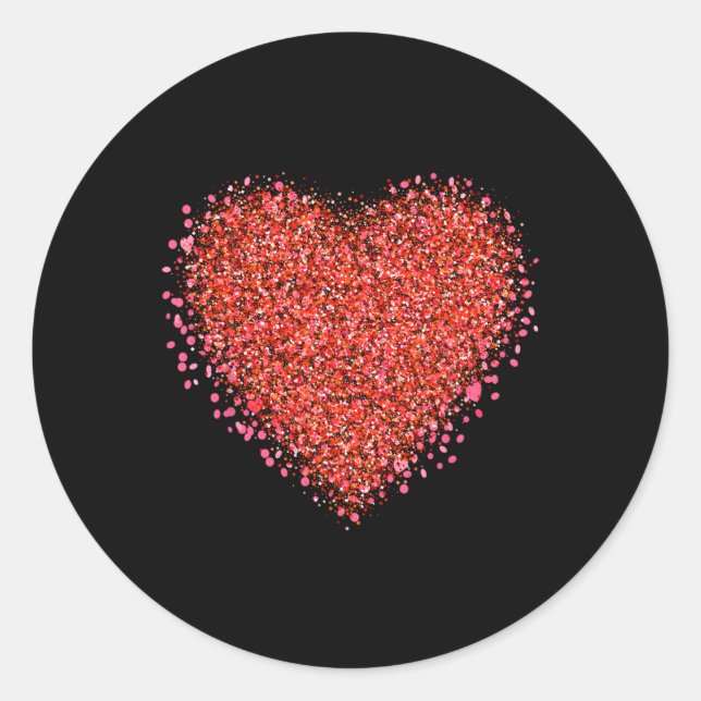 Saint Valentine's Designs2  Classic Round Sticker (Front)