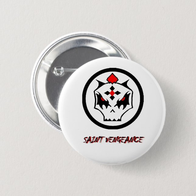 SAINT VENGEANCE  BUTTON (Front & Back)