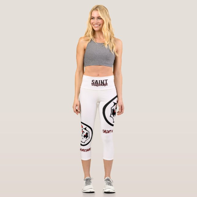 SAINT VENGEANCE  CAPRI LEGGINGS (Front)