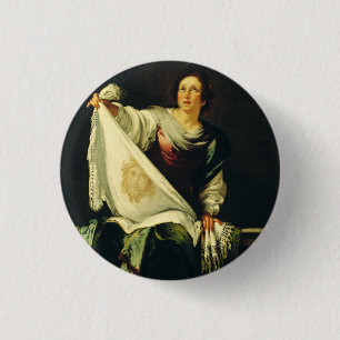 Saint Veronica by Bernardo Strozzi Button