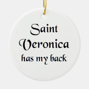 saint veronica coffee mug ceramic ornament
