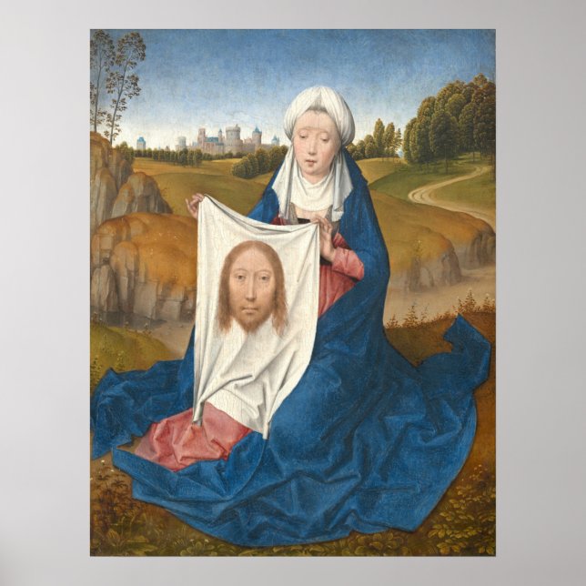 Saint Veronica - Hans Memling Fine Art Poster (Front)