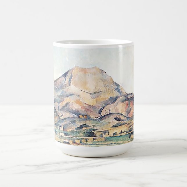 Saint-Victoire Barnes Mountain Paul Cezanne      Coffee Mug (Center)