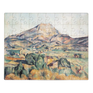 Saint-Victoire Barnes Mountain Paul Cezanne   Jigsaw Puzzle