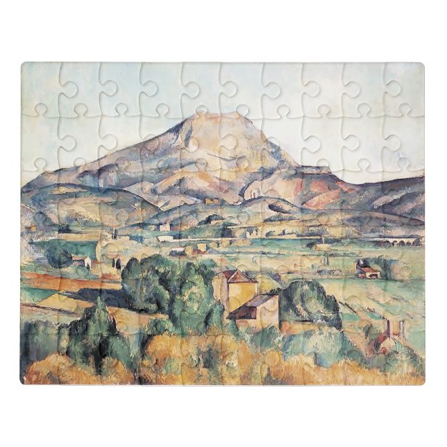 Saint-Victoire Barnes Mountain Paul Cezanne   Jigsaw Puzzle (Puzzle Horizontal)