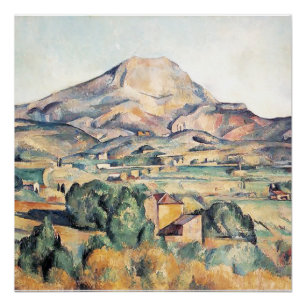 Saint-Victoire Barnes Mountain Paul Cezanne Poster