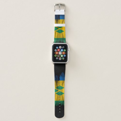 Saint Vincent and the Grenadines flag Apple Watch Band