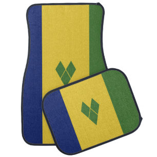 Saint Vincent and the Grenadines flag Car Floor Mat