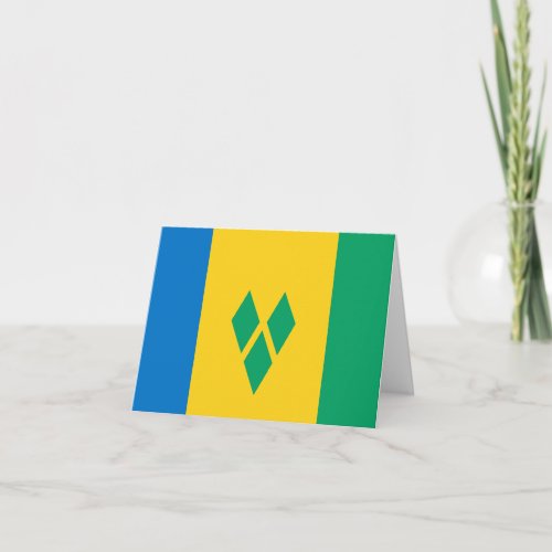 Saint Vincent and the Grenadines Flag Card