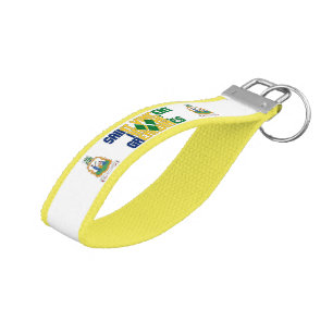 Saint Vincent and the Grenadines Flag Charming Wrist Keychain