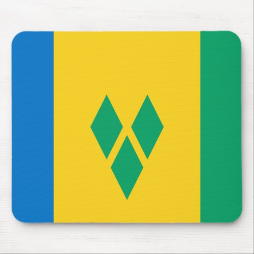 Saint Vincent and the Grenadines Flag Mouse Pad
