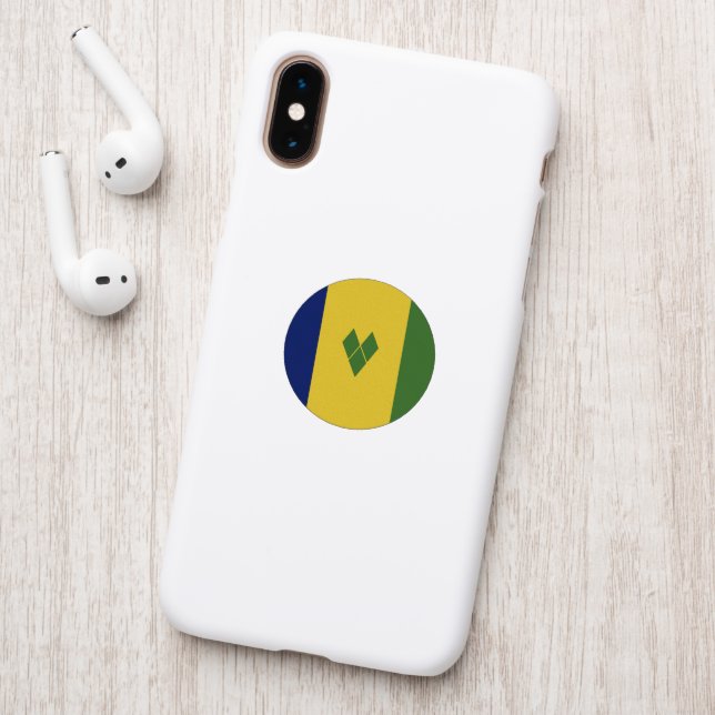Saint Vincent and the Grenadines flag Patch (On Phone Back)