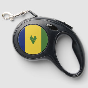 Saint Vincent and the Grenadines flag Retractable Pet Leash