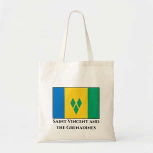 Saint Vincent and the Grenadines Flag Tote Bag