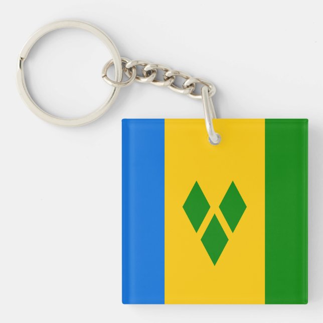 Saint Vincent and the Grenadines Keychain (Front)