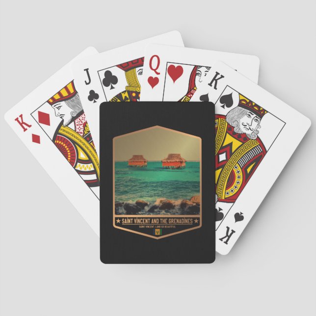 Saint Vincent and the Grenadines Poker Cards (Back)