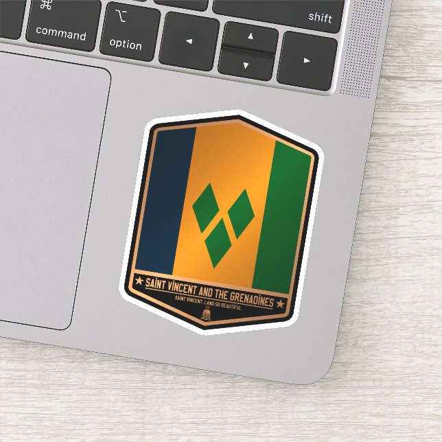 Saint Vincent and the Grenadines Sticker (Detail)