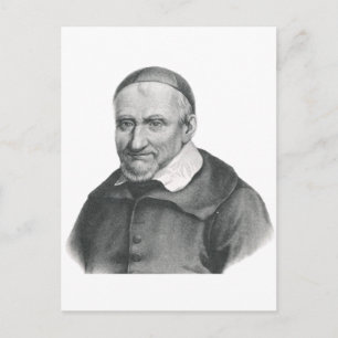 Saint Vincent de Paul Gentle Mercy Art Holiday Postcard