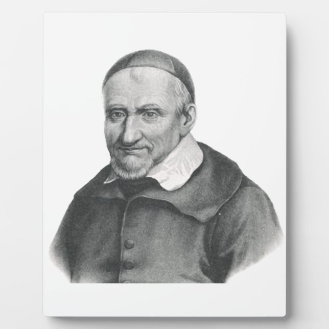 Saint Vincent de Paul Gentle Mercy Art Plaque (Front)
