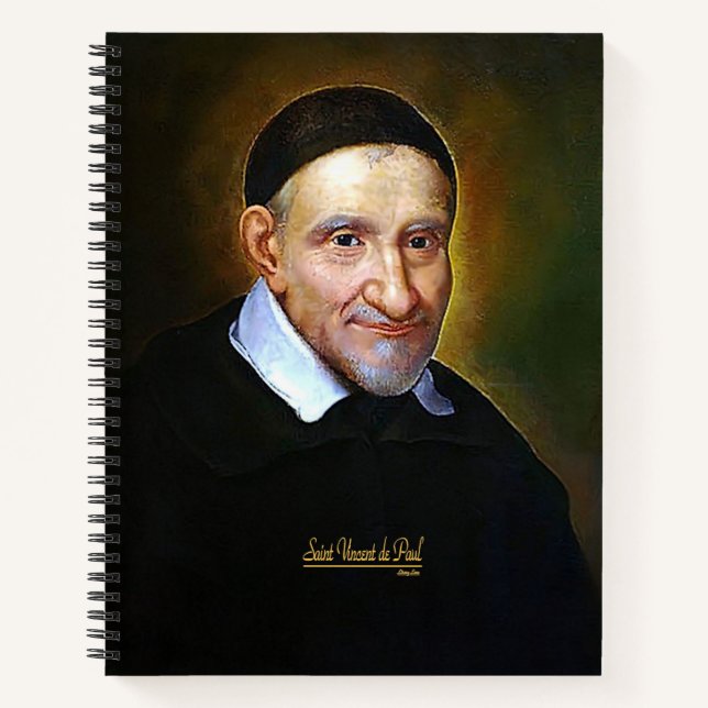 Saint Vincent de Paul Notebook (Front)