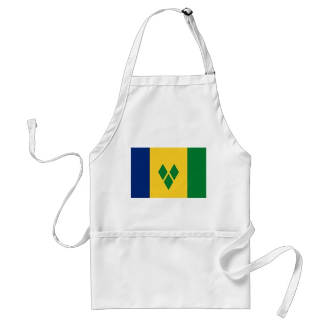 Saint Vincent Flag Adult Apron (Front)