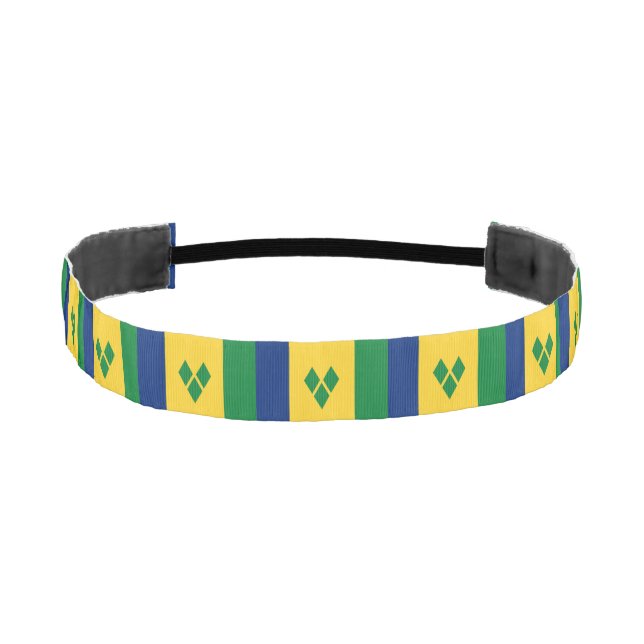 Saint Vincent Flag Athletic Headband (Front)