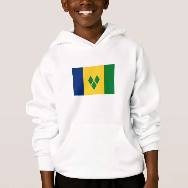 Saint Vincent Flag Hoodie (Front)