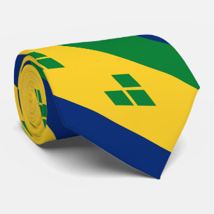 Saint Vincent Flag Neck Tie