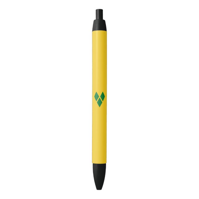 Saint Vincent Flag Pen (Front Vertical)