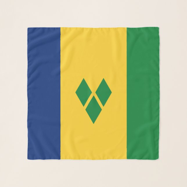 Saint Vincent Flag Scarf (Front)