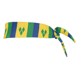 Saint Vincent Flag Tie Headband