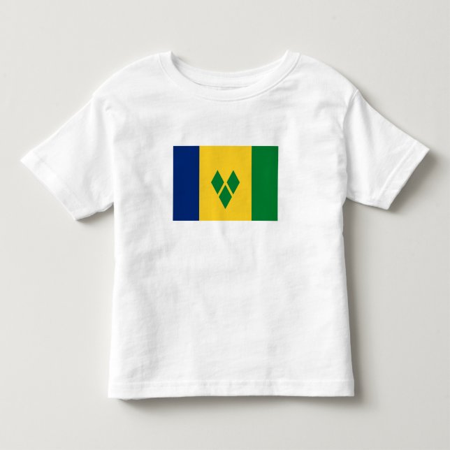 Saint Vincent Flag Toddler T-shirt (Front)