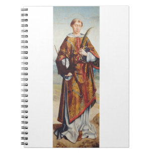 Saint Vincent of Saragossa Martyr Fine Art Notebook