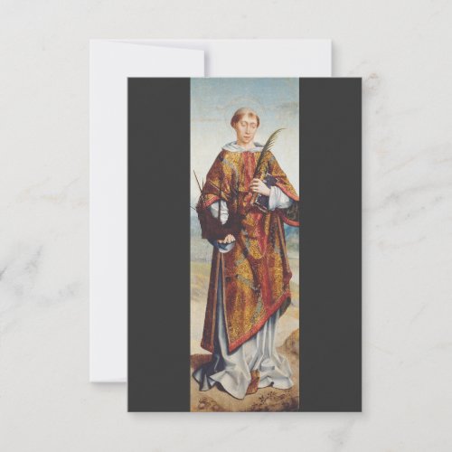 Saint Vincent of Saragossa Thank You Card