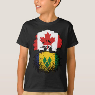 Saint Vincent Vincentian Canadian Canada Tree Root T-Shirt