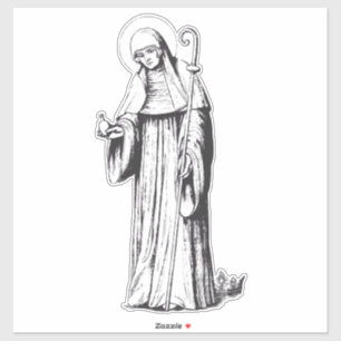 Saint Walpurga Medieval Anglo-Saxon missionary Sticker