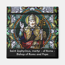 Saint Zephyrinus, Martyr and Pope - Magnet