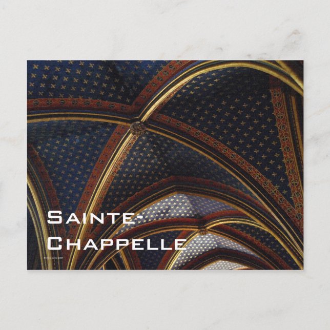 Sainte-Chapelle Ceiling Postcard (Front)
