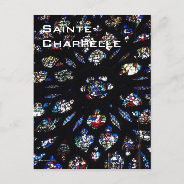 Sainte-Chappelle Rose Window Postcard (Front)