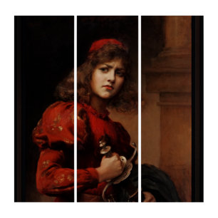 Sainte Jeanne d'Arc by Paul de La Boulaye Triptych
