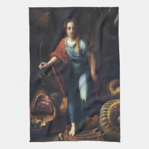 Sainte Marguerite by Raphael Kitchen Towel