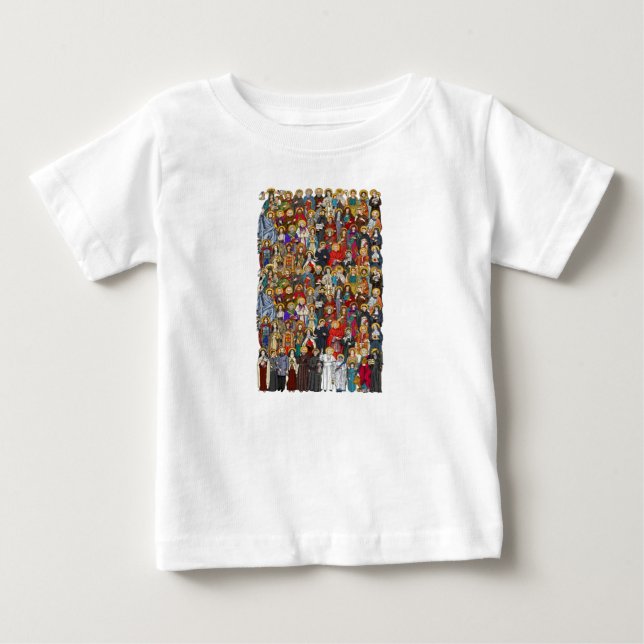 Saints, All saints, Catholic Saints Baby T-Shirt (Front)
