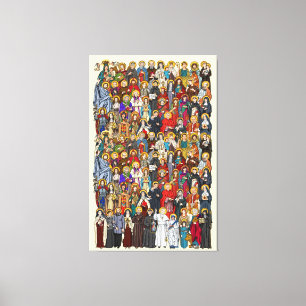 Saints, All saints, Catholic Saints Canvas Print