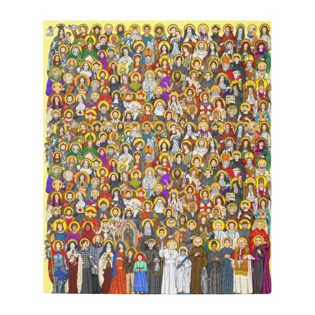 Saints, All saints, Catholic Saints Metal Print (Front)