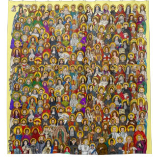 Saints, All saints, Catholic Saints Shower Curtain
