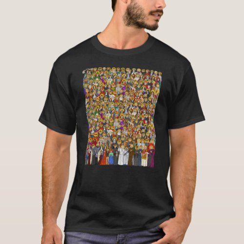 Saints All saints Catholic Saints T_Shirt