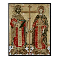 Saints Constantine and Helena Orthodox Icon