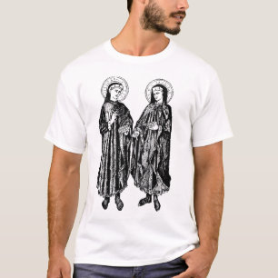 Saints Cosmas and Damian by Bicci di Lorenzo T-Shirt