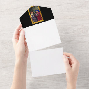 Saints Cosmas and Damian by Jean Bourdichon All In One Invitation