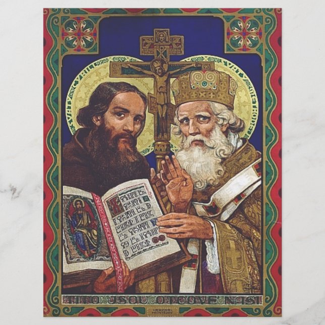 Saints Cyril and Methodius Apostles to the Slavs Flyer (Front)